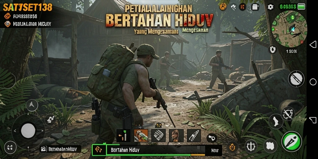 Tampilan antarmuka <strong>SATSET138</strong> yang mendebarkan dalam bertahan hidup.