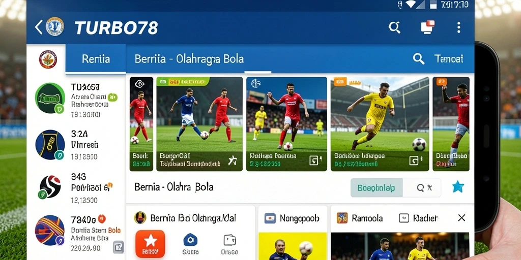 Tampilan antarmuka sederhana dan informatif dari TURBO78.